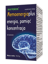 Memoenergiaplus 30 tabletter. SANBIOS